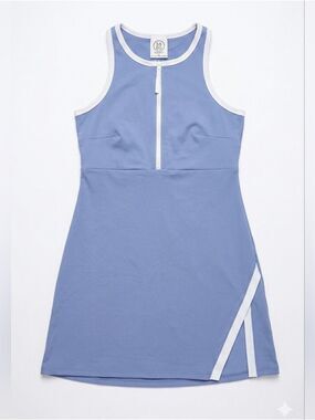 NWT Size M SAGE Collective Women's Active Dress w/ Inner Short Lavender Mauve